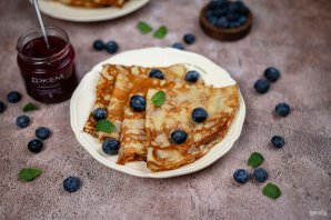 Блинчики на молоке заварные