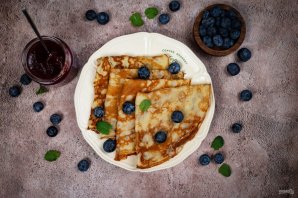 Блинчики на молоке заварные