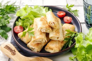 Блинчики с курицей Блинчики с курицей