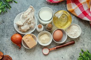 Блинчики с куриной грудкой