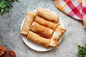 Блинчики с куриной грудкой