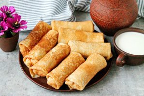 Блинчики с куриной грудкой