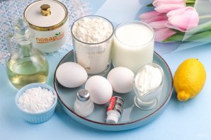 Блинный торт "Роза" Блинный торт "Роза"