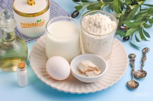 Блины дрожжевые на молоке Блины дрожжевые на молоке