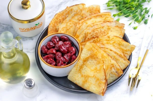 Блины на йогурте