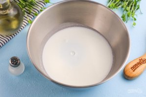 Блины на кефире заварные