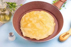 Блины на кефире заварные