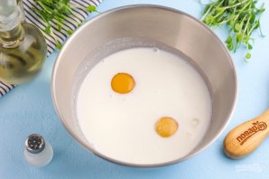 Блины на кефире заварные