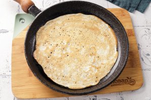 Блины с дырочками на кефире Блины с дырочками на кефире