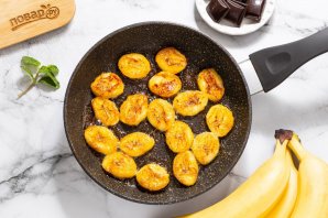 Блины с шоколадом и бананом Блины с шоколадом и бананом