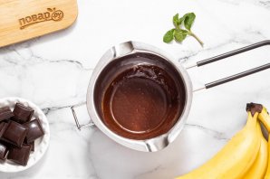 Блины с шоколадом и бананом Блины с шоколадом и бананом