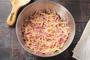 Блины с ветчиной