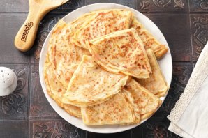 Блины с ветчиной