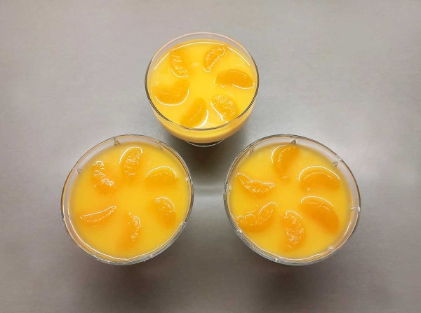 Мандариновая панна котта