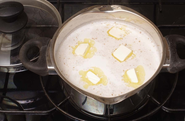 Гречневая каша на молоке