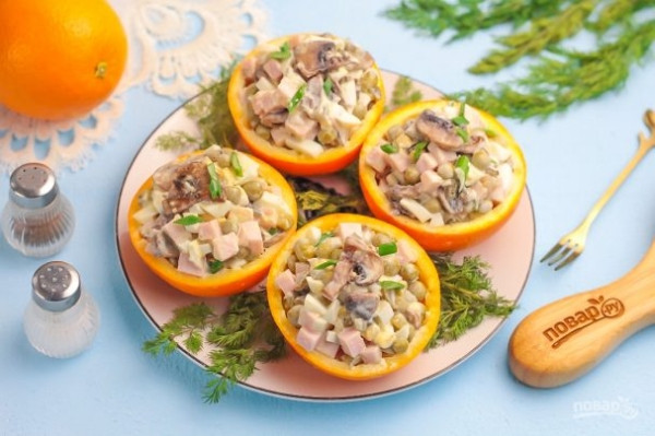 Фаршированные апельсины Фаршированные апельсины