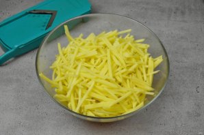 Картофельная запеканка с мясом и сыром