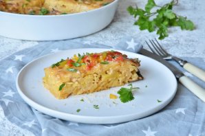 Картофельная запеканка с мясом и сыром