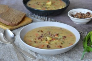 Картофельный суп с брокколи Картофельный суп с брокколи