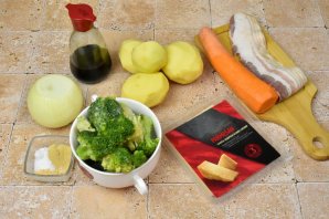 Картофельный суп с брокколи Картофельный суп с брокколи