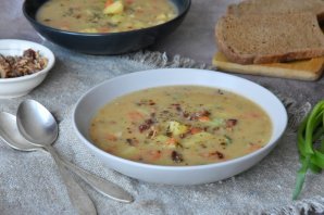 Картофельный суп с брокколи Картофельный суп с брокколи