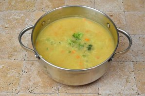 Картофельный суп с брокколи Картофельный суп с брокколи