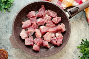 Печень со свининой