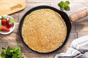 Постные блины на дрожжах