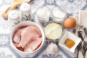 Рубленые котлеты в аэрогриле