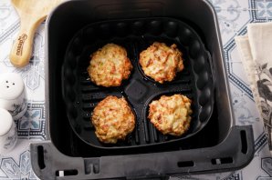 Рубленые котлеты в аэрогриле