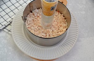 Салат "Гранатовый браслет" с сыром Салат "Гранатовый браслет" с сыром