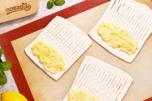 Слойки с лимоном