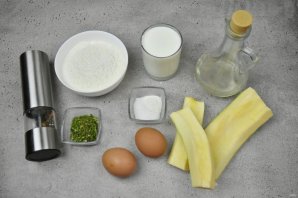 Вафли с кабачком и сыром