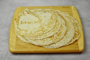 Заварные блинчики на йогурте