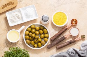 Жареные оливки