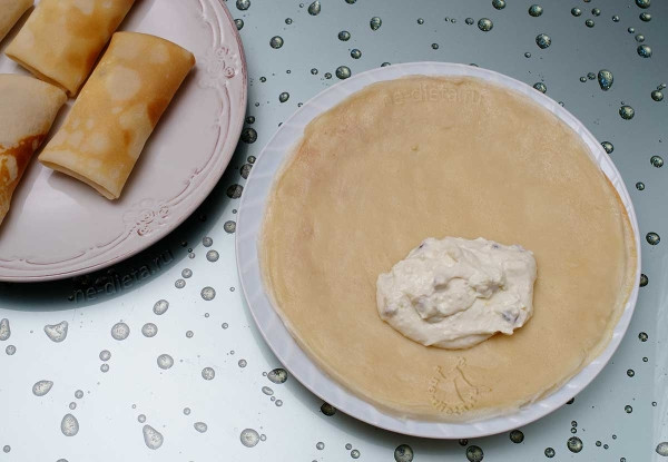 Блинчики с творогом