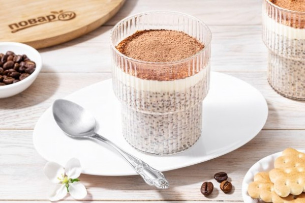 Чиа-пудинг тирамису