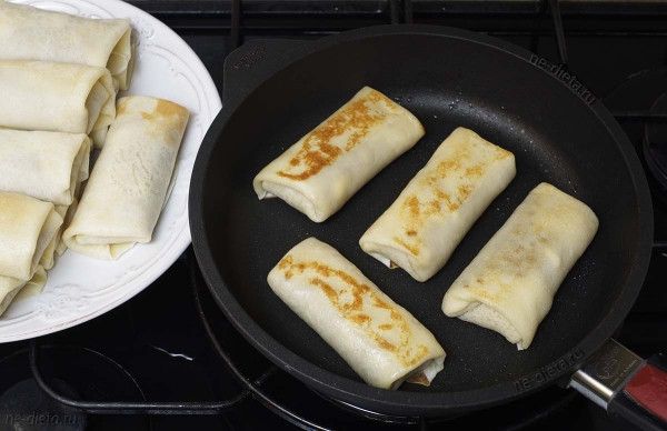 Блинчики с творогом