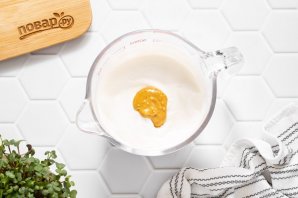 Домашний постный майонез