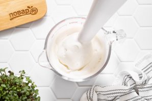 Домашний постный майонез