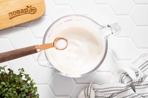 Домашний постный майонез