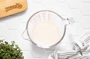 Домашний постный майонез