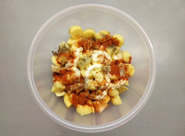 Картошка с майонезом в духовке Картошка с майонезом в духовке