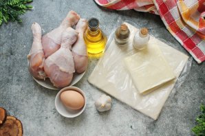 Куриные ножки в слоеном тесте Куриные ножки в слоеном тесте