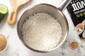 Ленивые роллы в аэрогриле