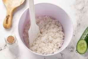 Ленивые роллы в аэрогриле