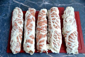 Люля-кебаб в жировой сетке