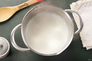 Молочный суп с вермишелью Молочный суп с вермишелью