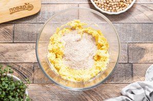 Нутовый хлеб без муки и дрожжей