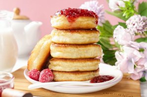 Оладушки на кислом молоке